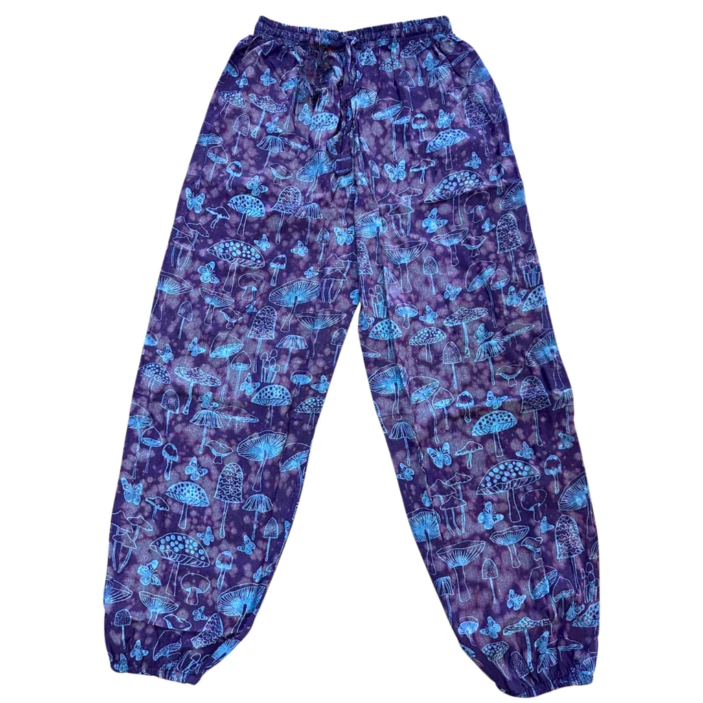 7NEP Cotton Pants Blue Mushroom