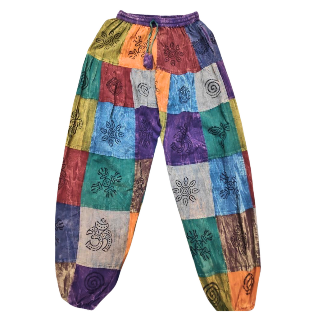 7NEP Cotton Pants Patchwork Multi Colour