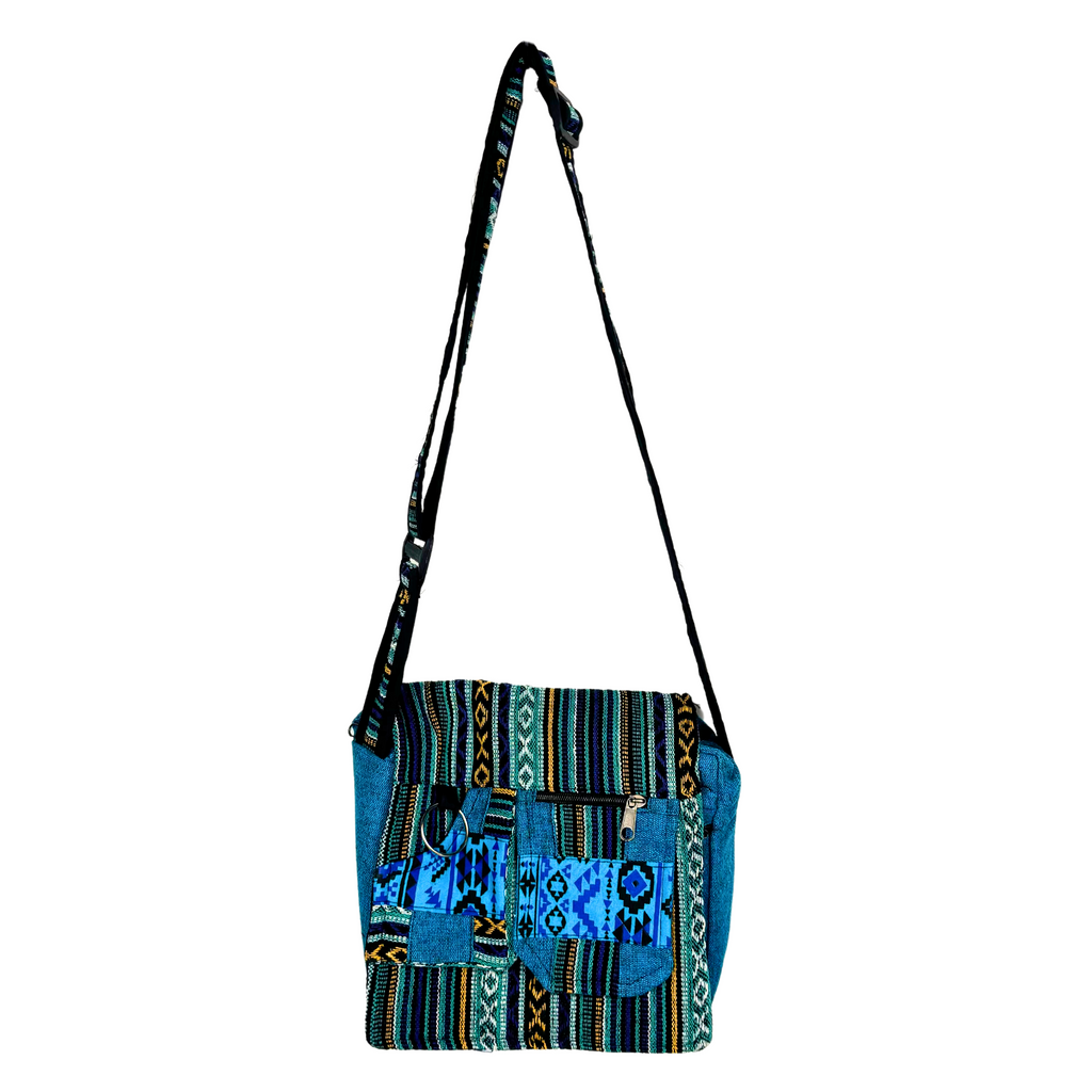 7NEP Shoulder Bag Cotton 24x27cms 3 colours