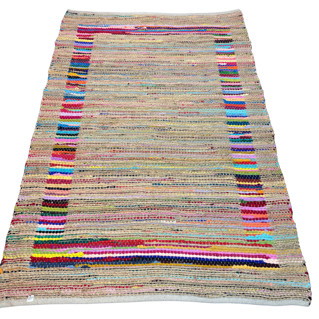 5HW 50% Cotton 50% Jute Rug 120x180cms HW361