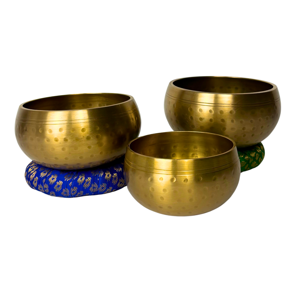 1GW Singing Bowl Brass Beaten Sound Therapy