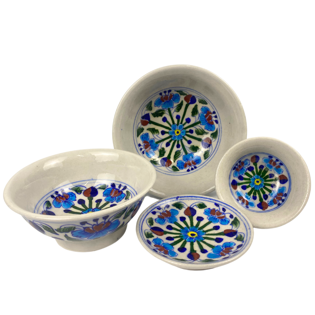 4JBP Jaipur Blue Pottery Himalayan Blue Range