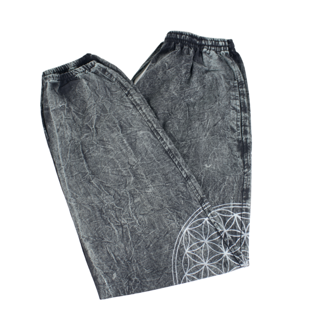 7NEP Stone Wash Cotton Pull On Pants Infinity Knot