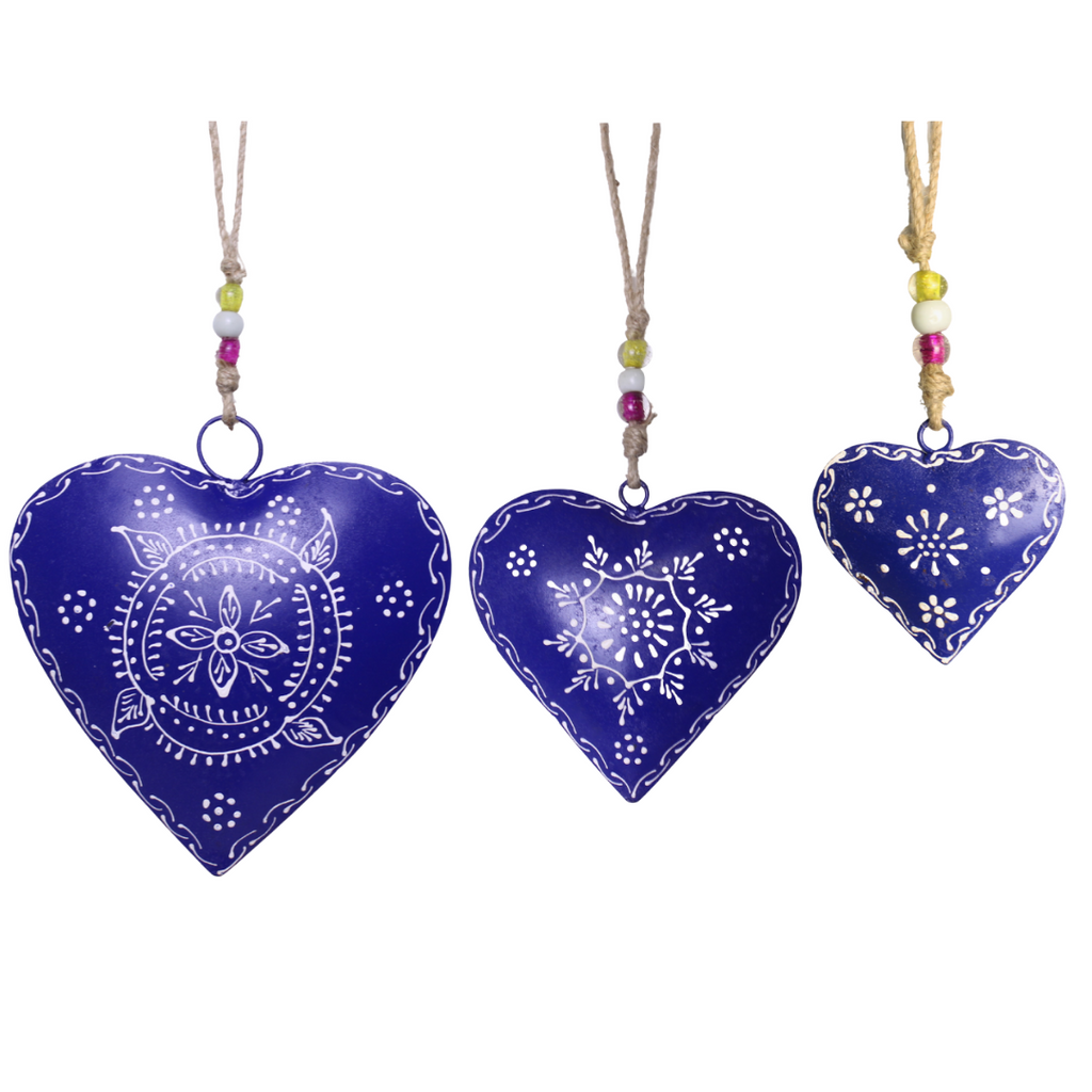 MB Painted Blue Hearts